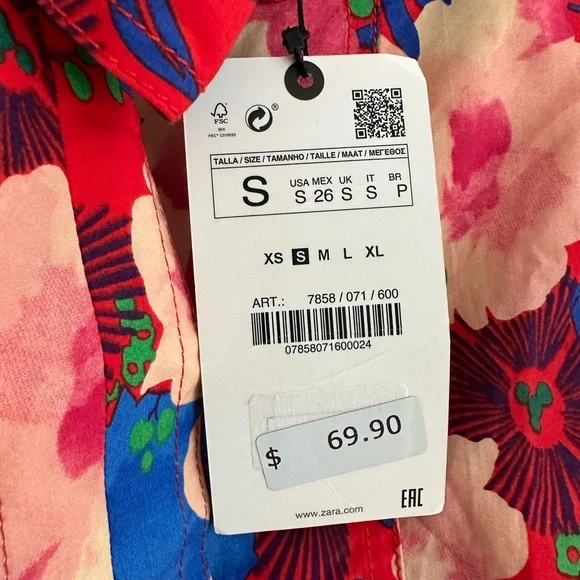 Zara Floral Pants - Picture 6 of 9